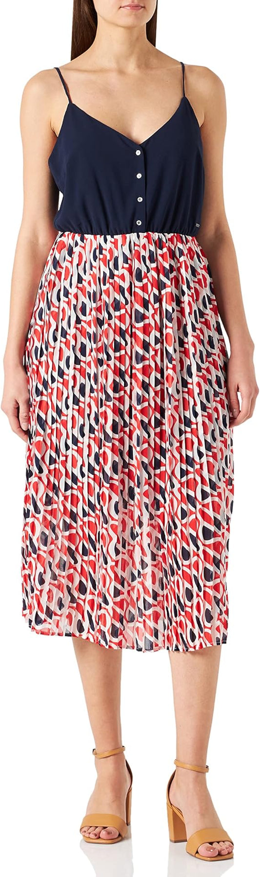 Pepe Jeans Women's Layla Dress, Multicolour (Multi), L