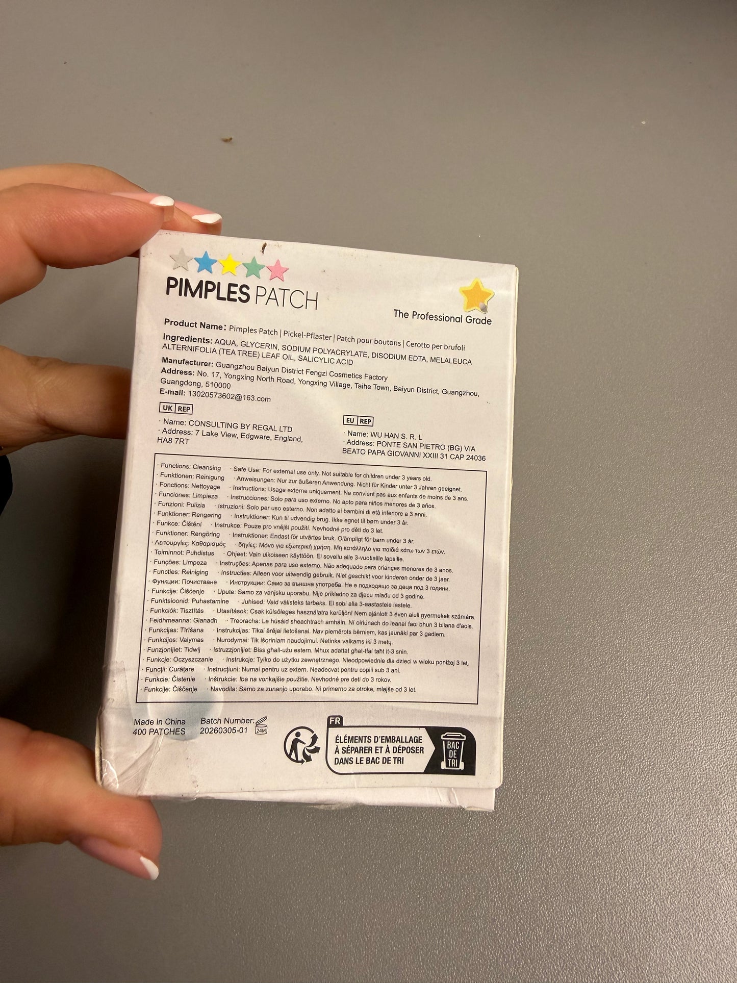 400Pcs Pimple Patches, Star Hydrocolloid Acne Star Patches
