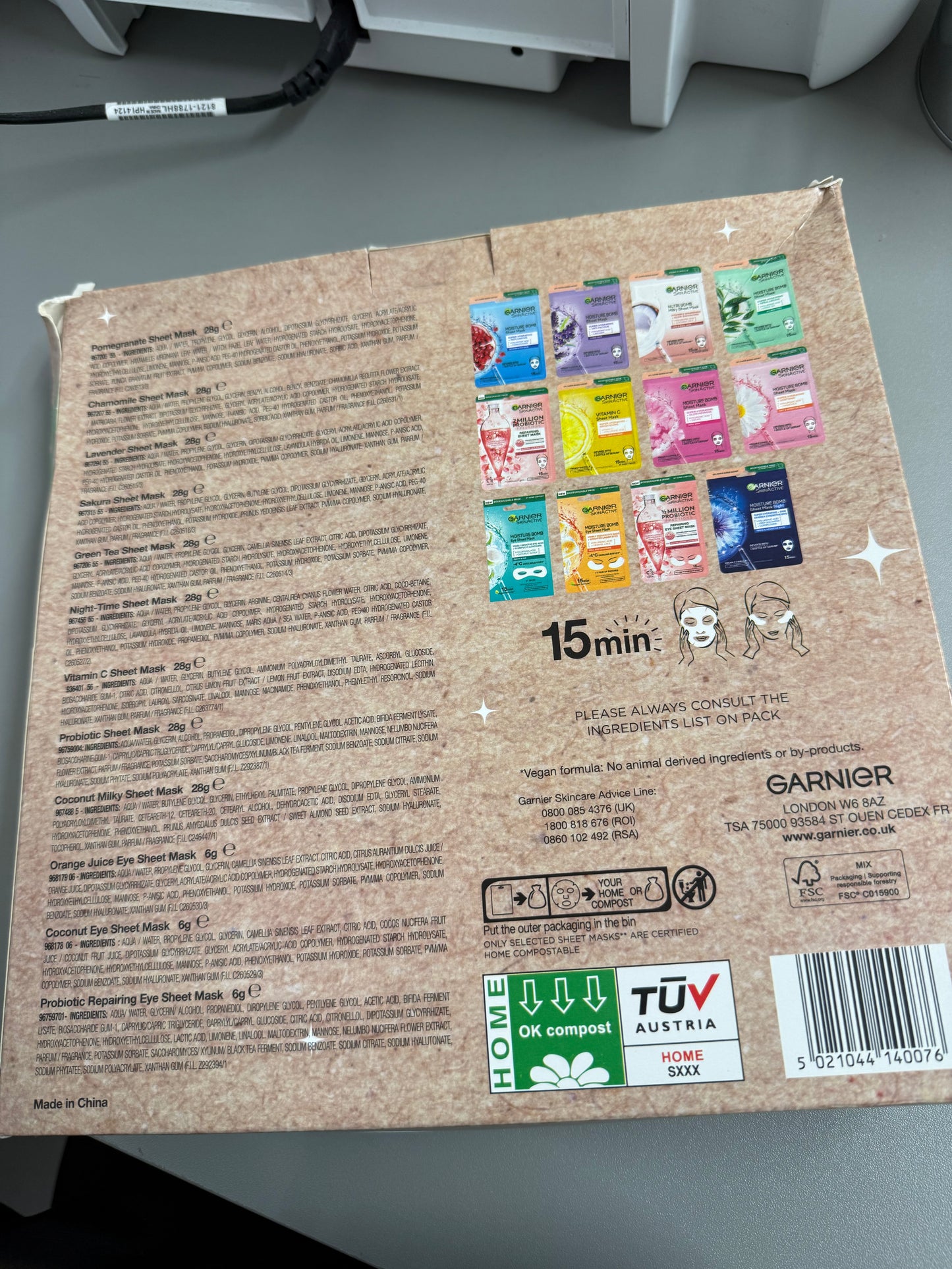 Garnier 12 days of maskmas