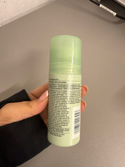 Clinique antiperspirant roll on deodorant