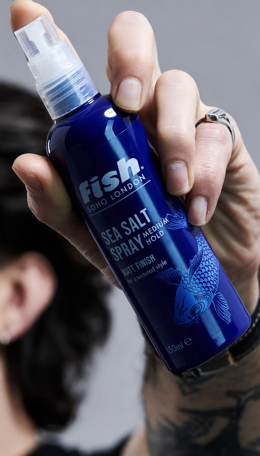Fish Sea Salt Spray - Texturizing Hair with Sea Minerals, 150ml