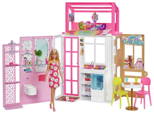 Barbie House & Doll Playset