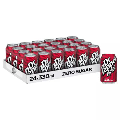 Dr Pepper Zero 24pk - June26