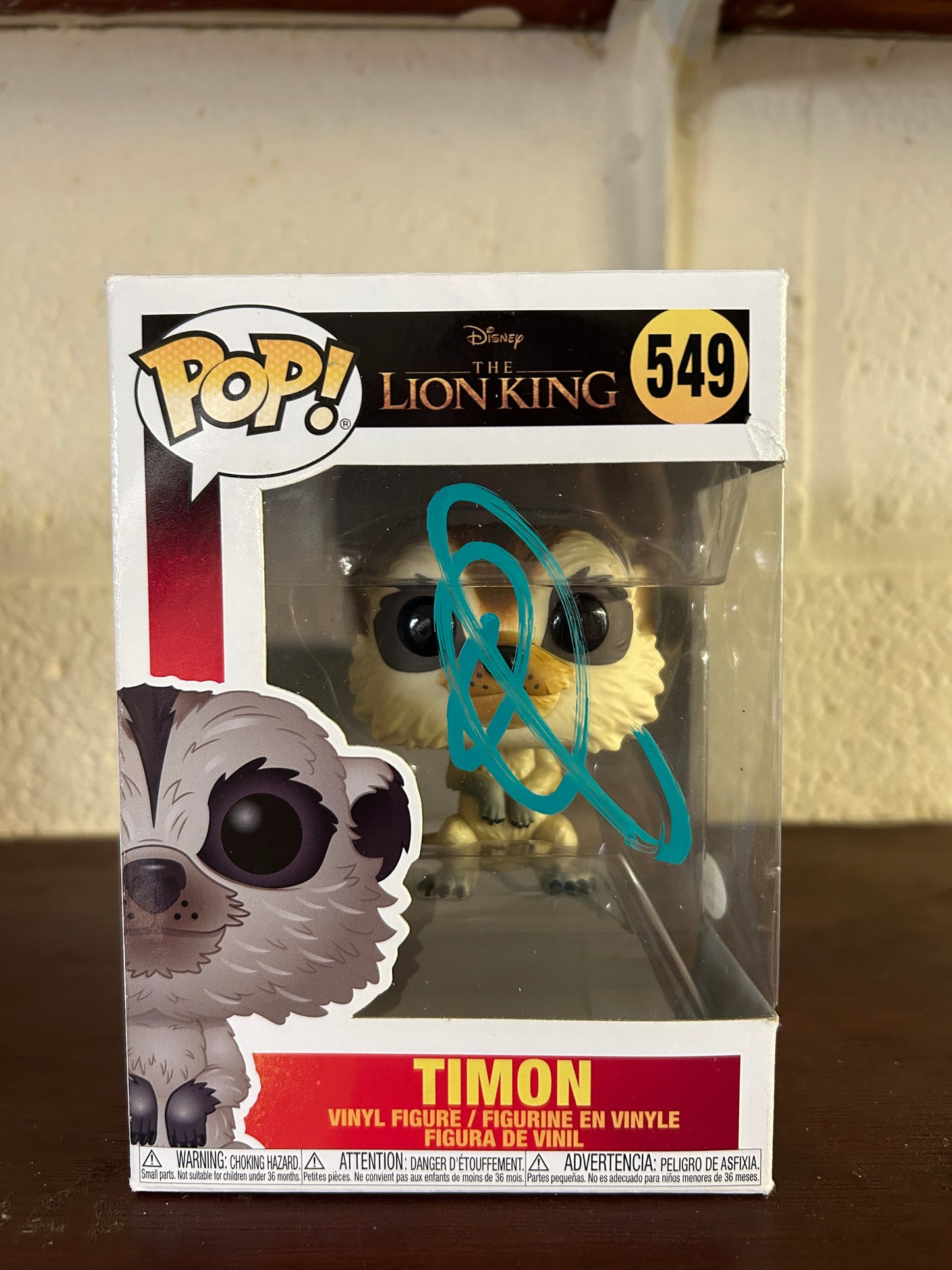 Lion king timon signed pop