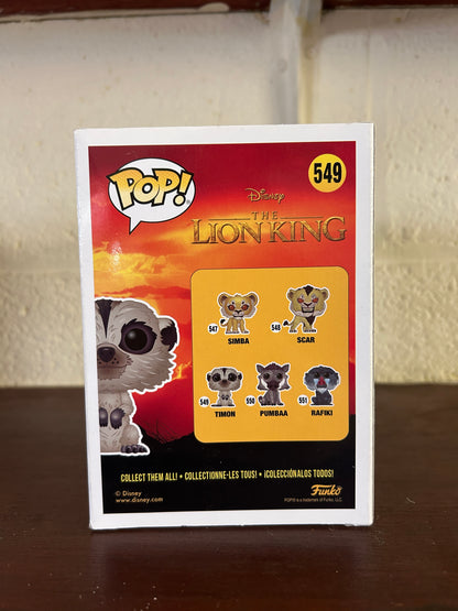 Lion king timon signed pop