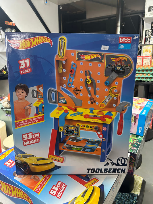Hot wheels tool bench