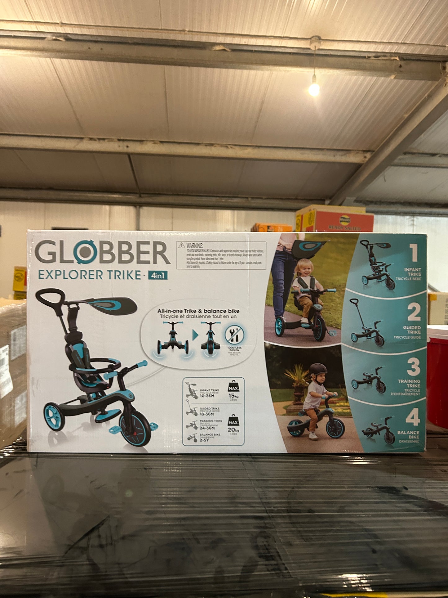 Globber 4 in 1 trike