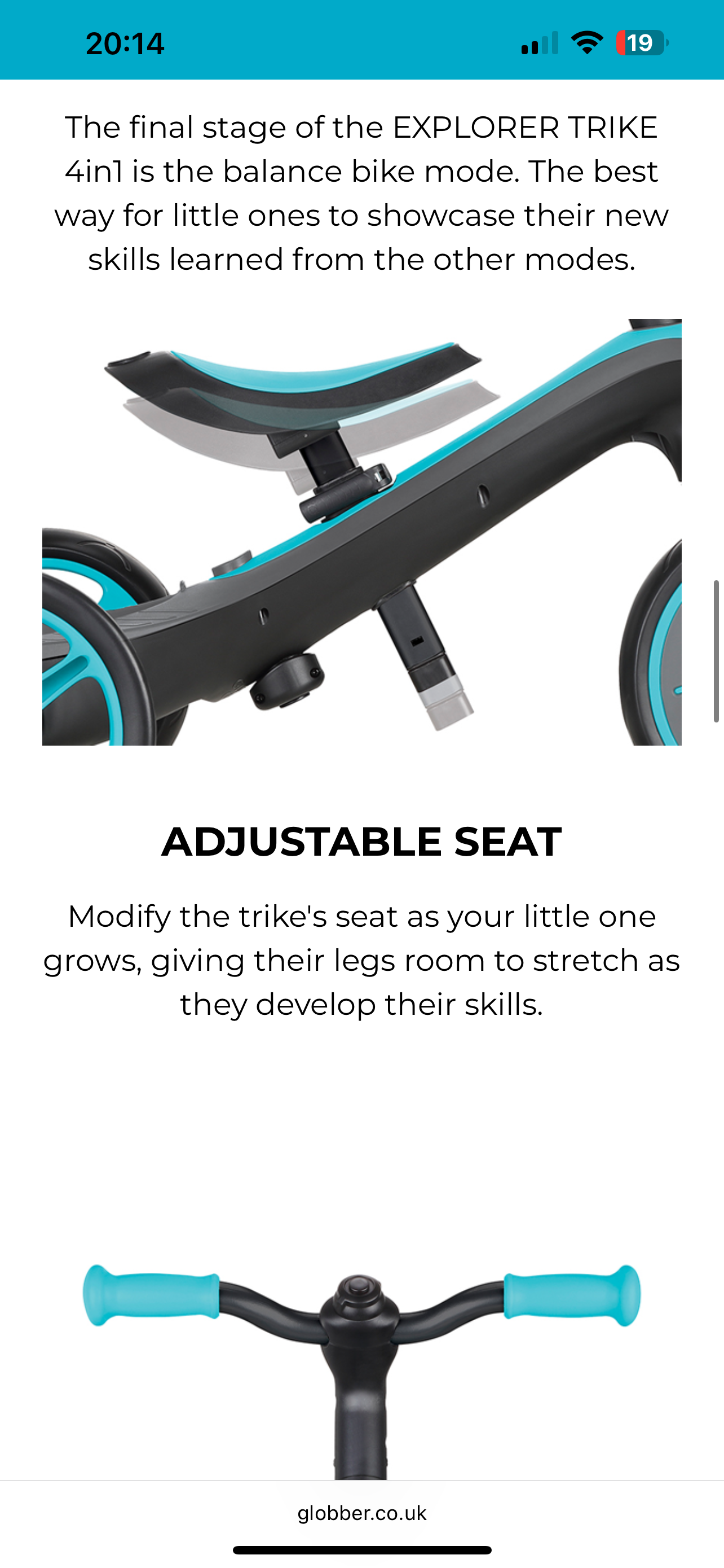 Globber 4 in 1 trike