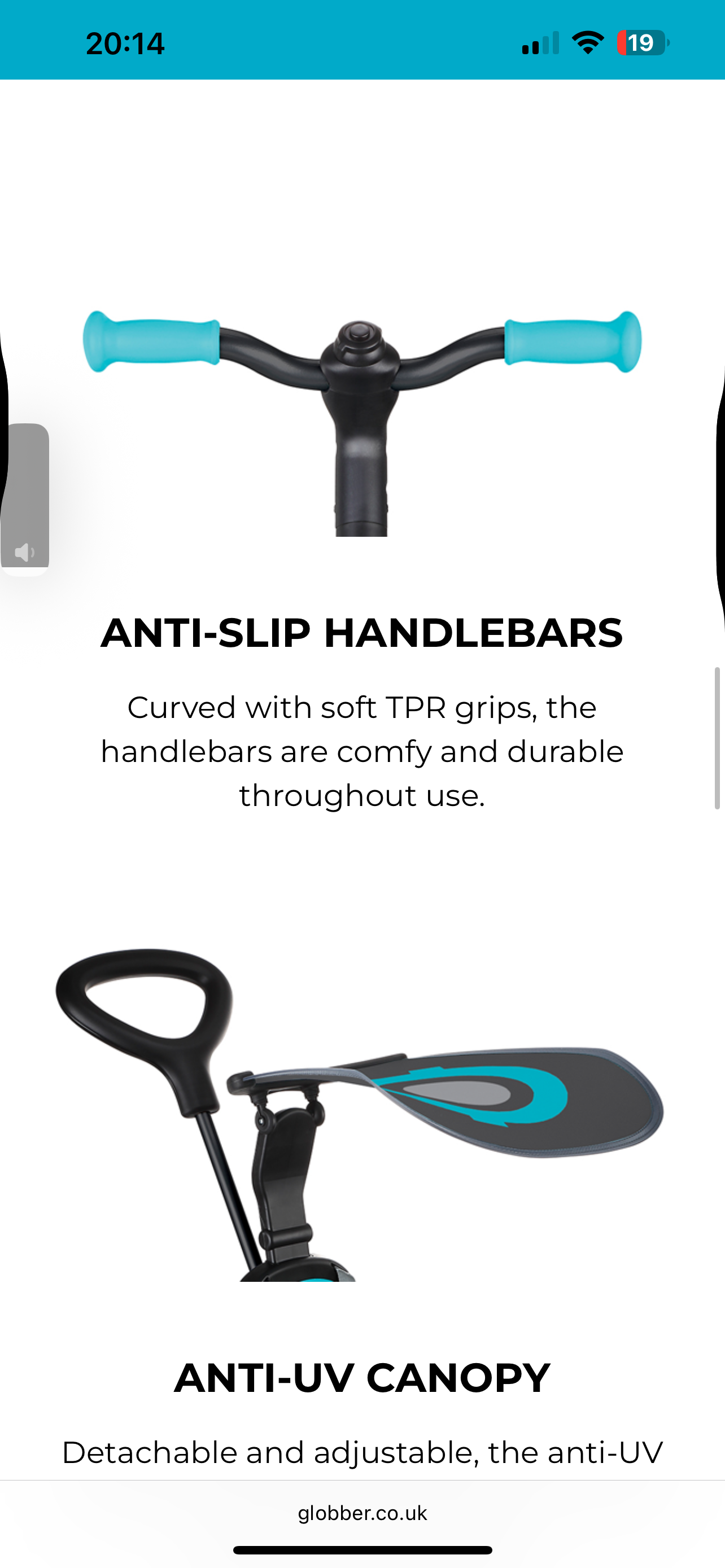 Globber 4 in 1 trike
