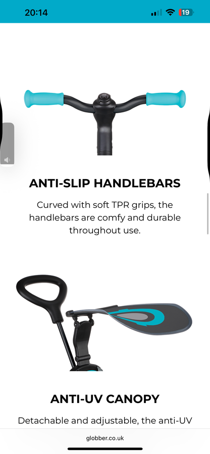 Globber 4 in 1 trike