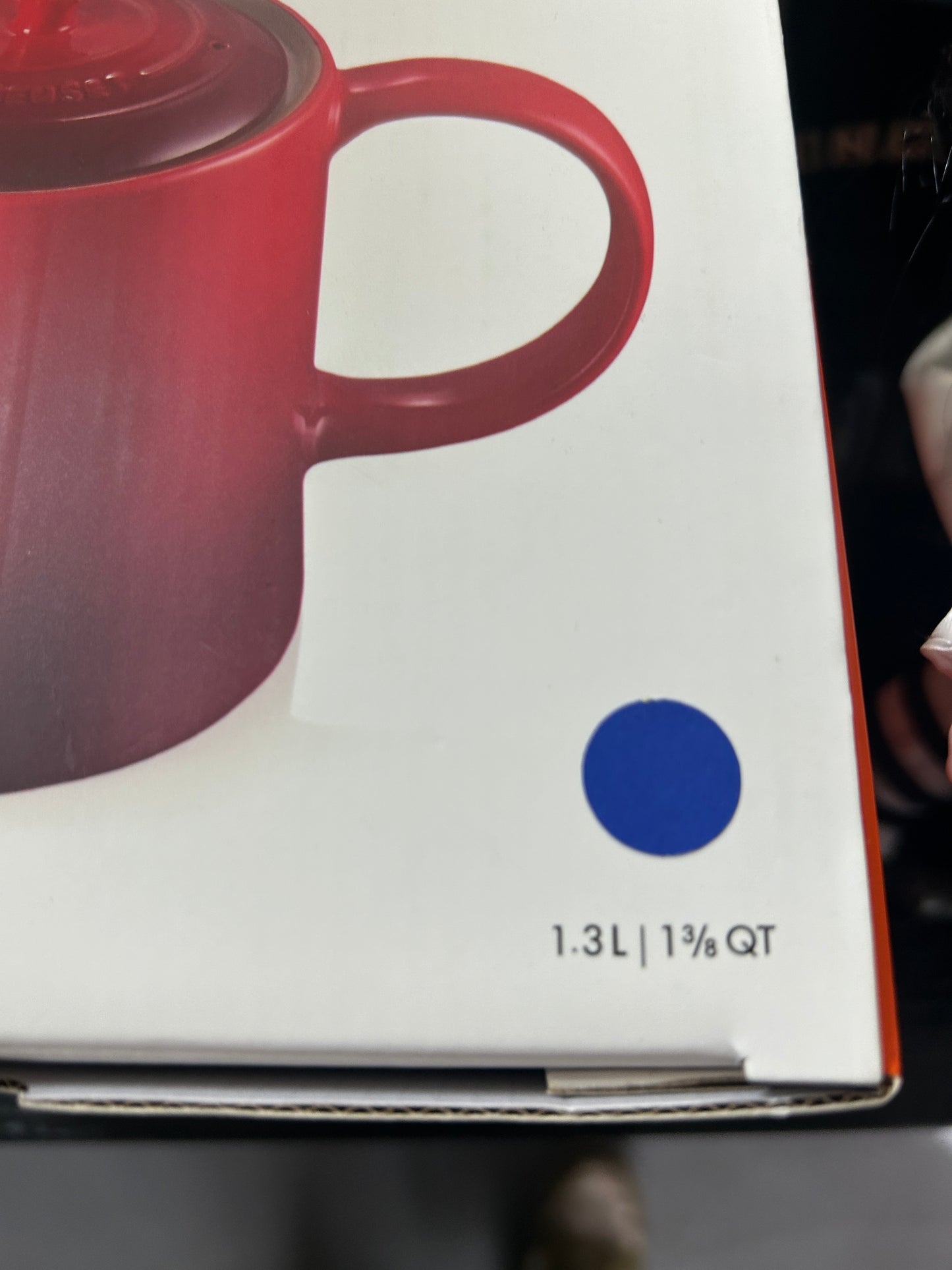 Le creuset grand tea pot blue