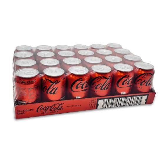 2 x Coca Cola Zero 24pk