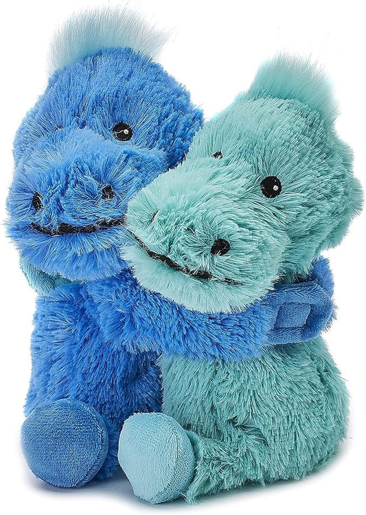 Warmies Warm Hugs Dinosaur Microwavable s with French Dried Lavender Scent, Fully Heatable Cuddly Toy for Anxiety and Pain Relief
