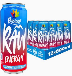 Rubicon Raw Raspberry and Blueberry 12pk