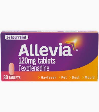 Allevia 120mg tablets - 30 tabs