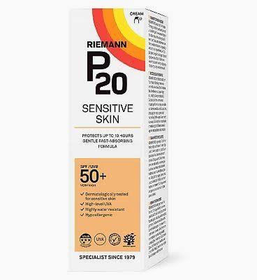Riemann P20 Sensitive SPF50+ Sun Cream 100ml