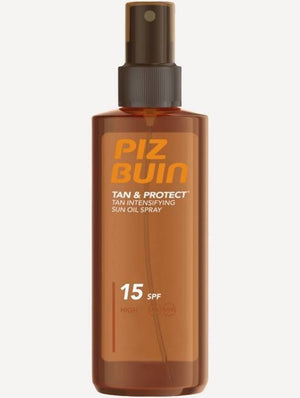 PIZ BUIN TAN & PROTECT TAN INTENSIFYING SUN OIL SPRAY - MEDIUM SPF15 150ML