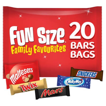 Fun size family favourites 20pk
