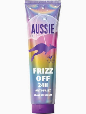Aussie Frizz Off 24H Ease Leave-in Serum 160ml, Keeps Frizz and Humidity at Bay, Moisturises, Smooths and Also Protects Hair from Heat, with Australian Macadamia Nut Oil & Jojoba Oil, Vegan