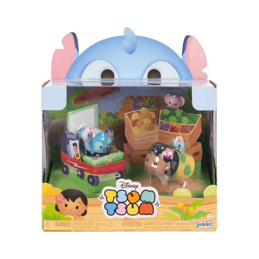 3 x Tsum Tsum Lilo and Stitch Figure Sets