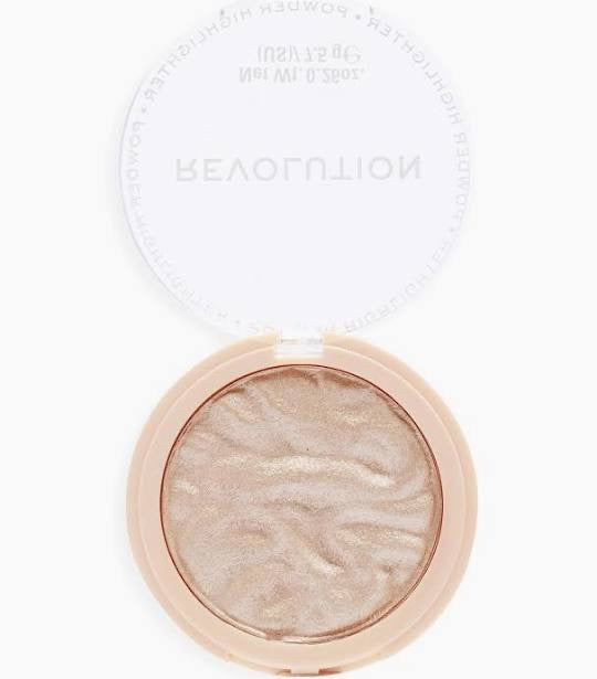 Makeup Revolution Highlight Reloaded, Highly Pigmented, Shimmer Glow Finish Face Makeup, Just My Type, 6.5g