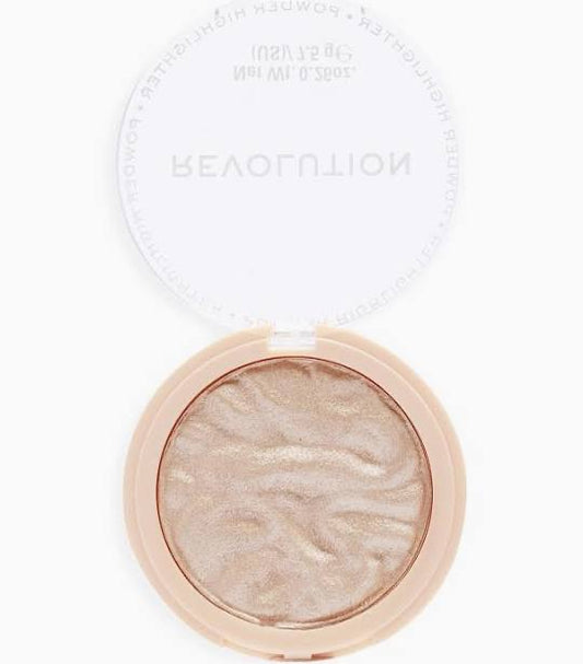Makeup Revolution Highlight Reloaded, Highly Pigmented, Shimmer Glow Finish Face Makeup, Just My Type, 6.5g