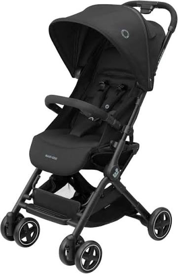 Maxi-Cosi Lara2, Lightweight Pushchair, 0-4 Years, 0-22 kg, Baby Stroller, Compact Stroller, 3 Reclinations, Total Reclination, Automatic Folding, Shoulder Strap, Essential Black