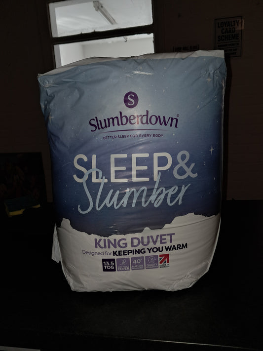 Slumberdown sleep and slumber king duvet