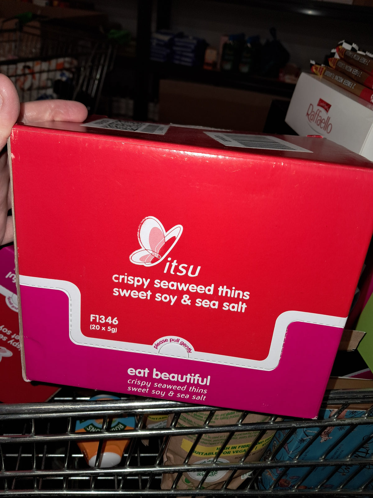 Itsu crispy sea weed thins soy and sea salt