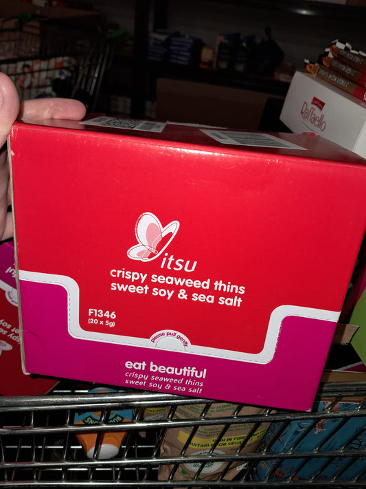 Itsu crispy sea weed thins soy and sea salt
