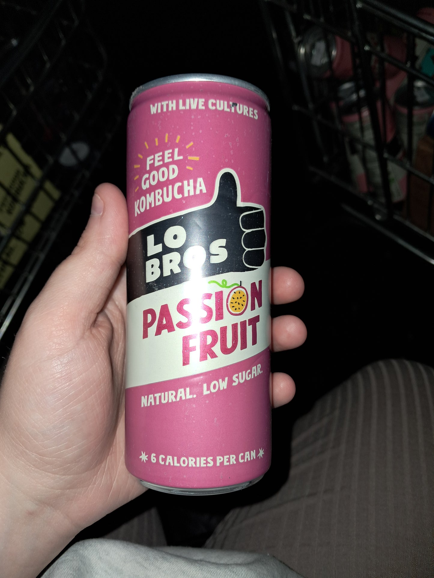 Lo bros passionfruit kombucha