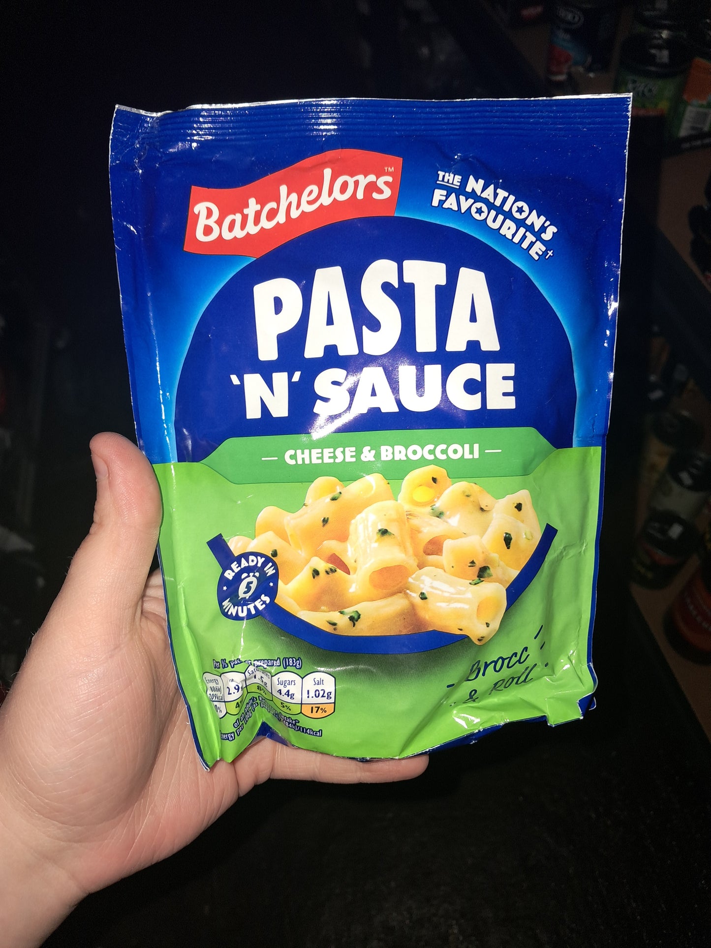 Batchelors cheese and broccoli