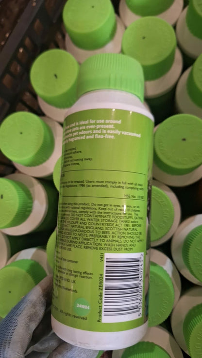 Zero in home flea powder