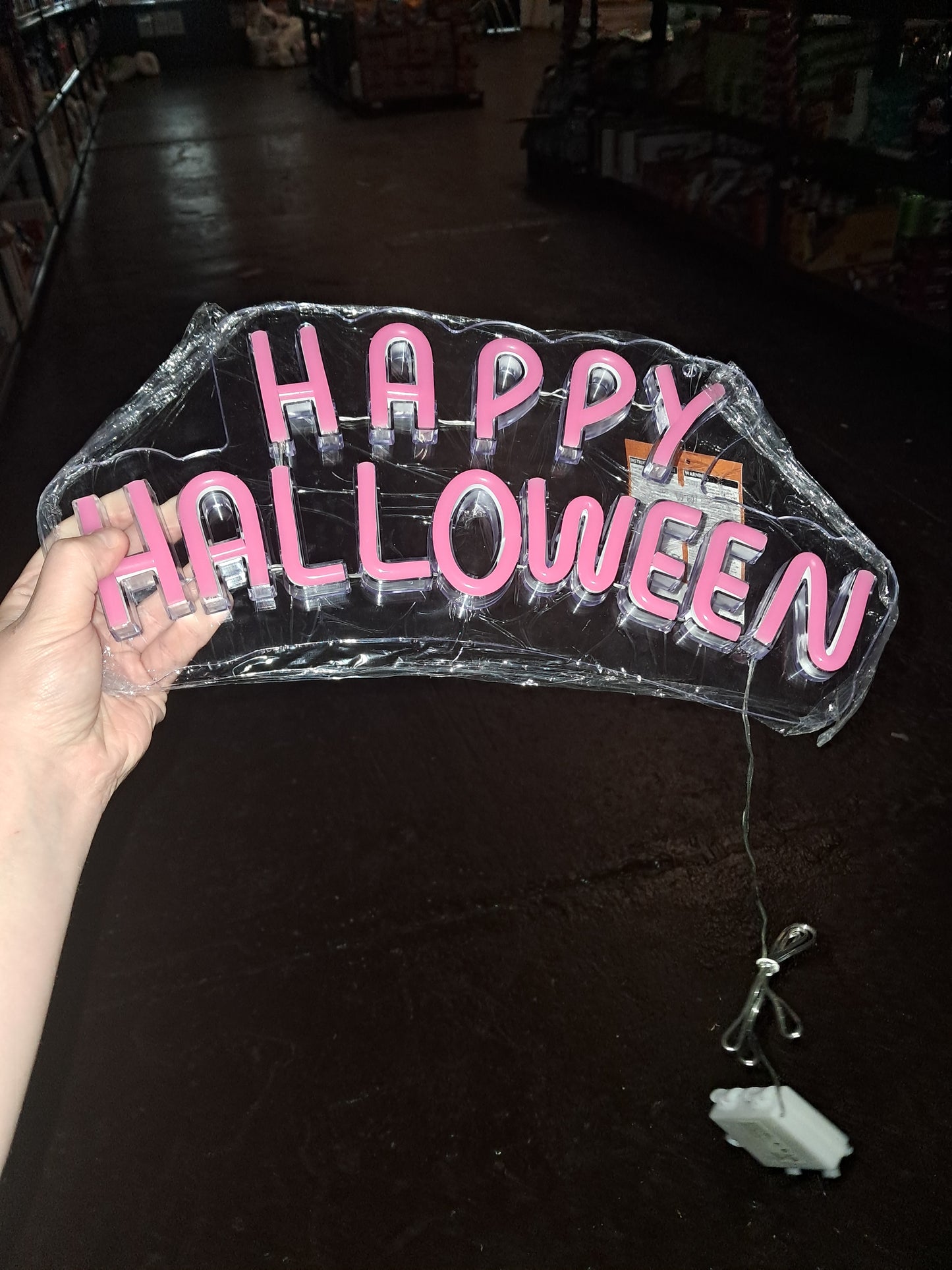 Happy Halloween sign