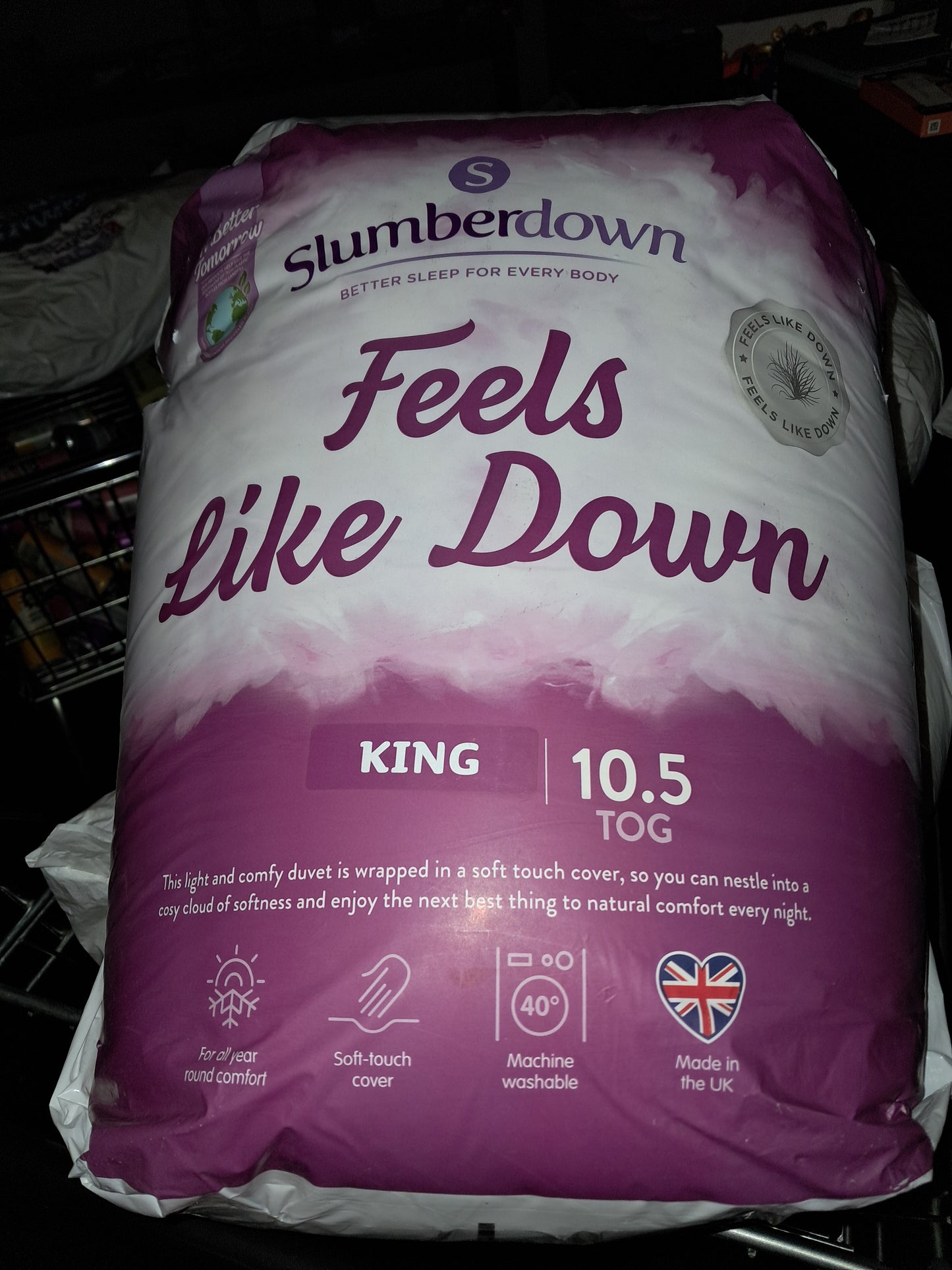 Slumberdown feels like down king 10.5 tog