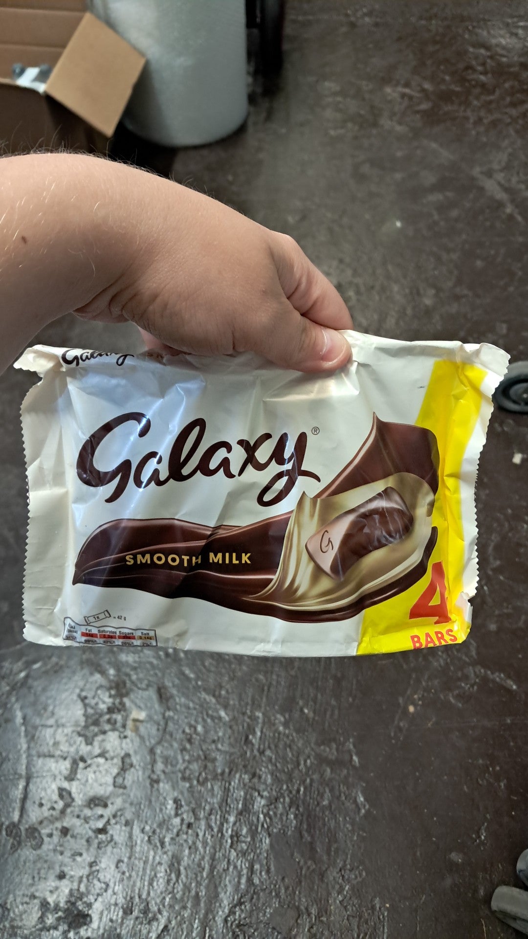 Galaxy smooth milk x4