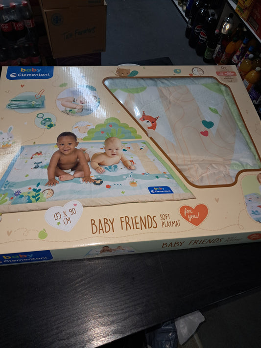 Baby clementoni baby friends soft play mat