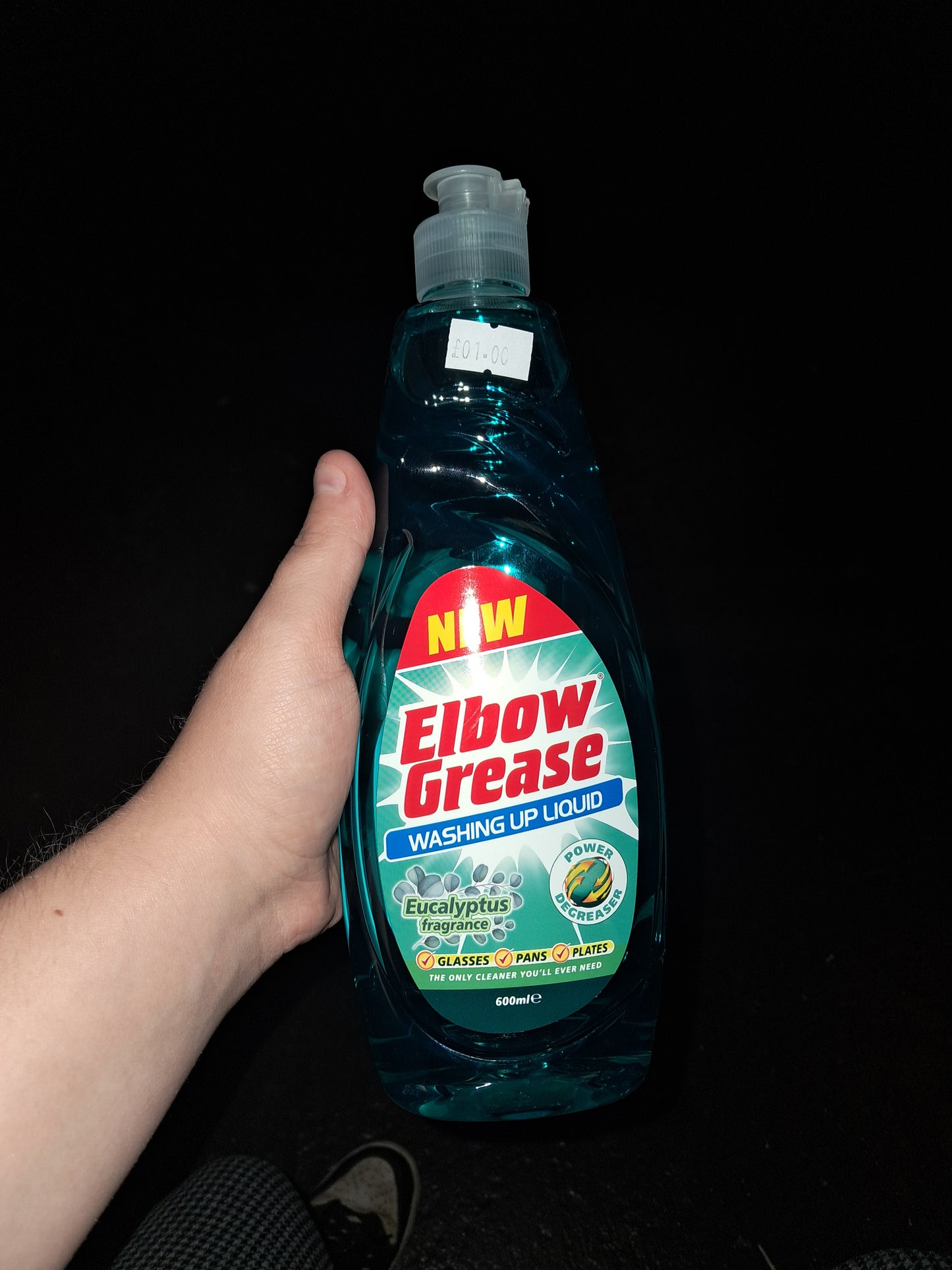 Elbow grease eucalyptus washing up liquid
