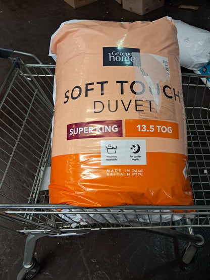 George home soft touch superking duvet 12.5 tog