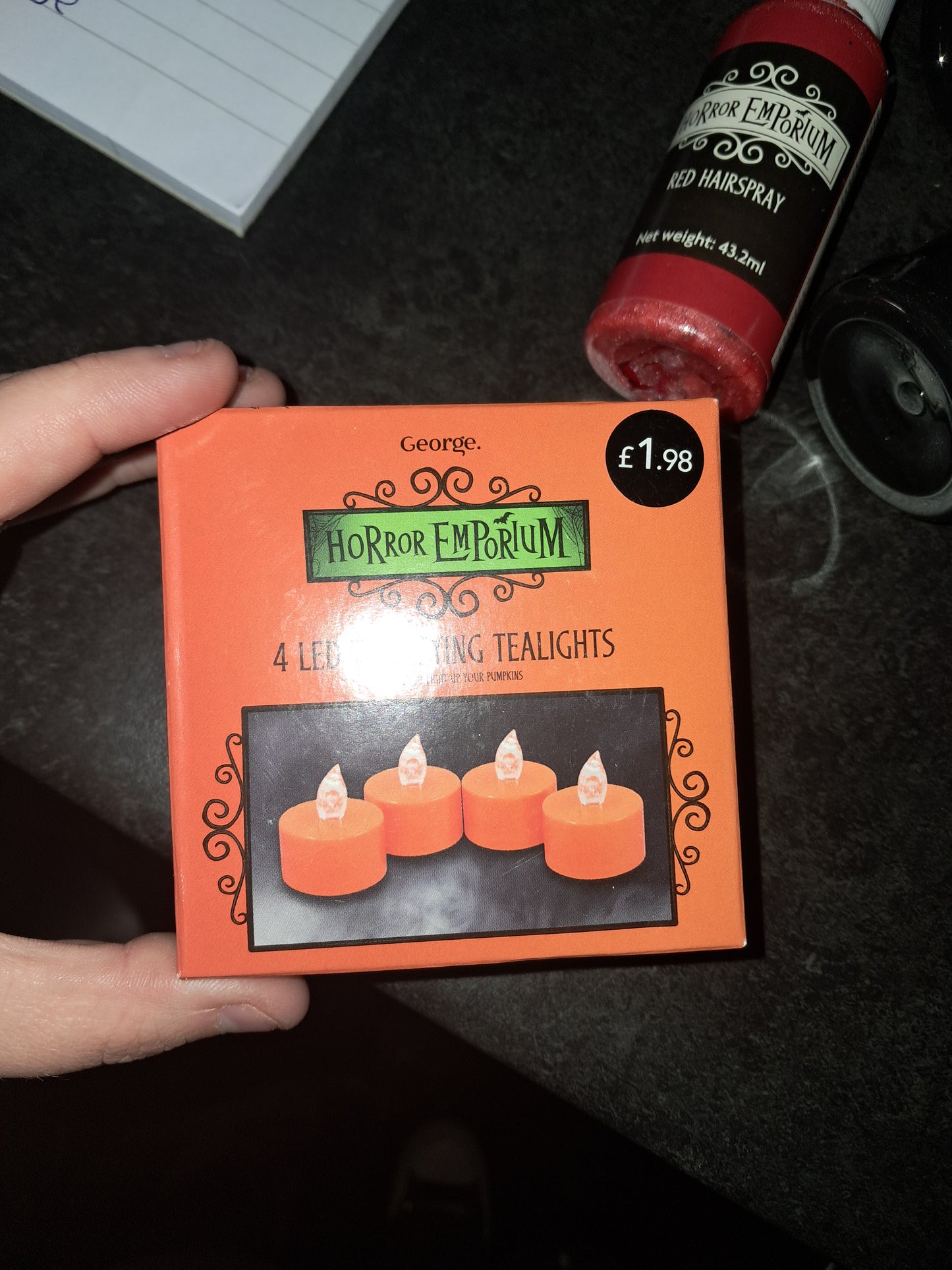 Horror emporium 4 LED tealights