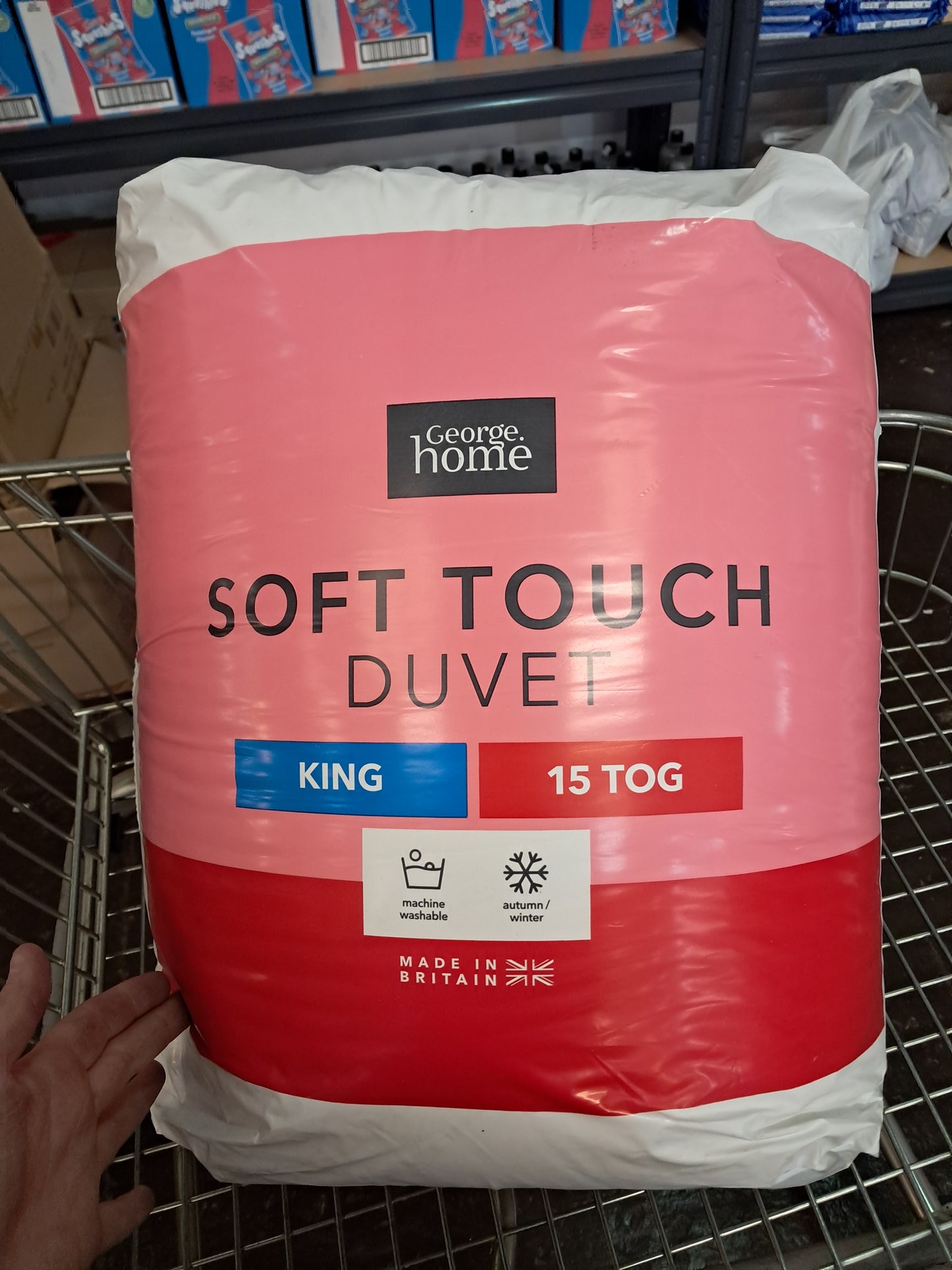 Soft touch king duvet 15 tog