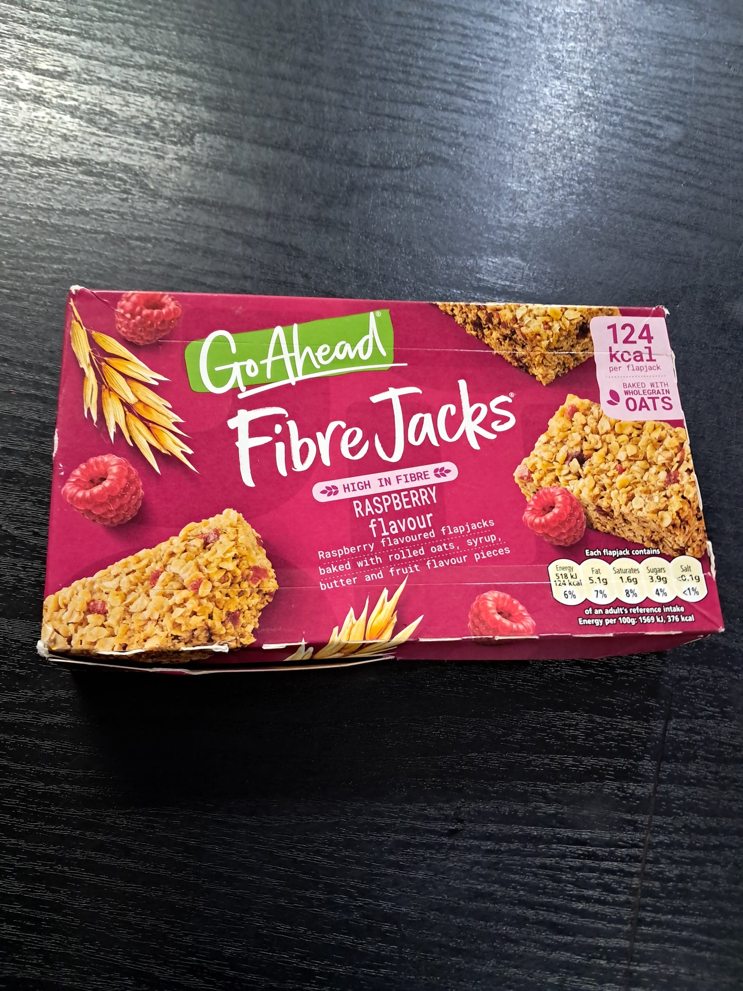 Go ahead fibre jacks raspberry flavour