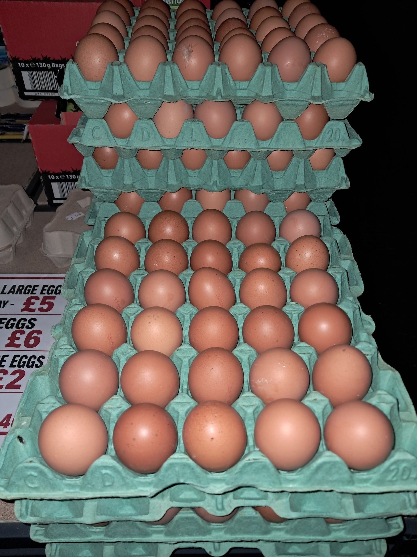 Large eggs 30 on a tray (collection ONLY!)