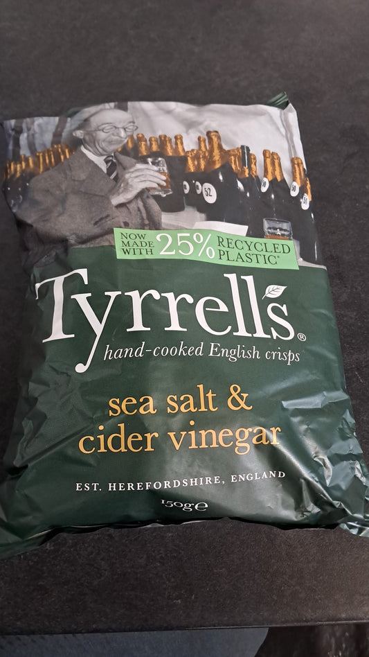 Tyrells sea salt and cider vinegar