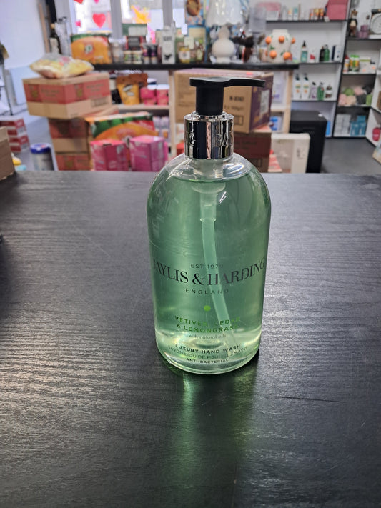 Baylis and harding vetiver, cedar and lemongrass hand wash