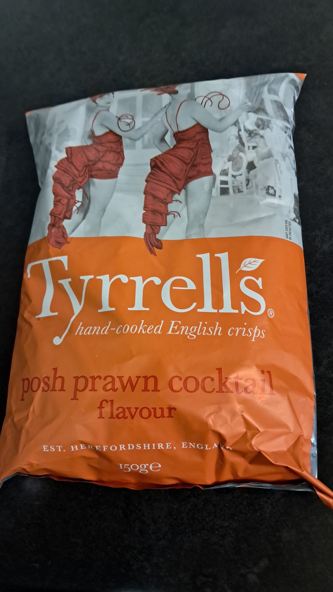 Tyrells posh prawn cocktail flavour