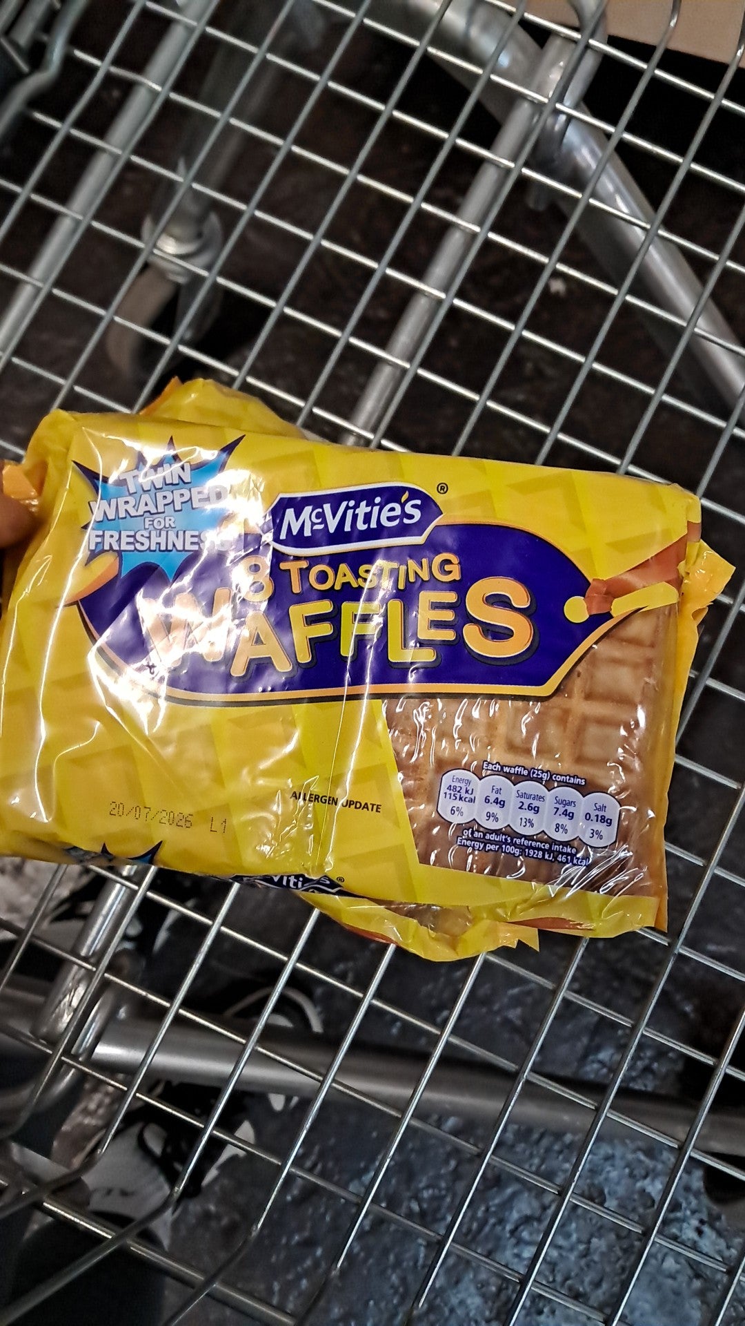 Mcvities 8 toasting waffles