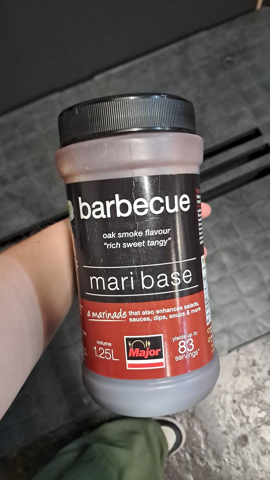 Barbecue mari base 1.25l