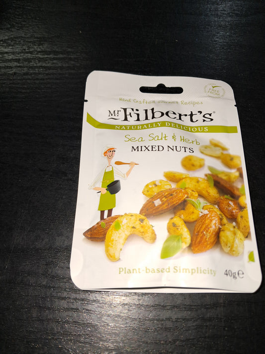 Mr. Filberts sea salt and herb mixed nuts