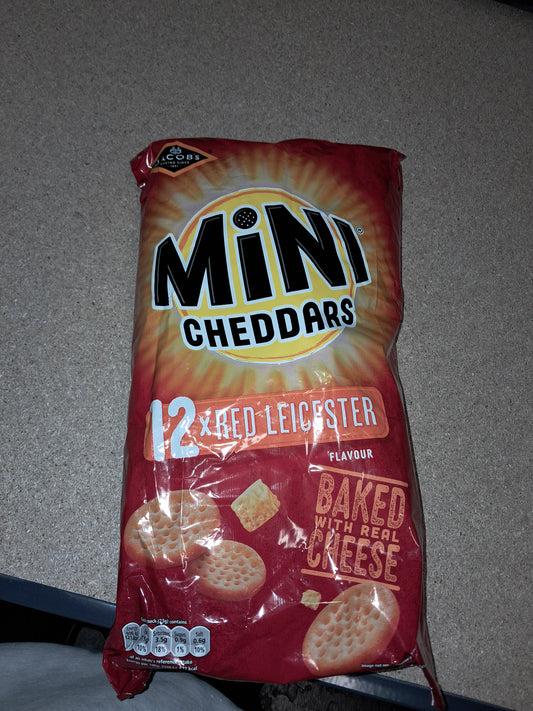 Mini Cheddars 12 x Red Leicester